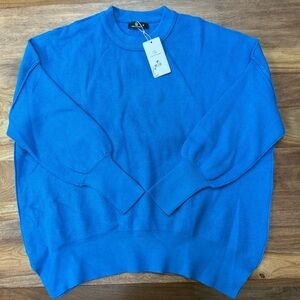 Amazon Women's Crewneck Sweater - Vibrant Blue